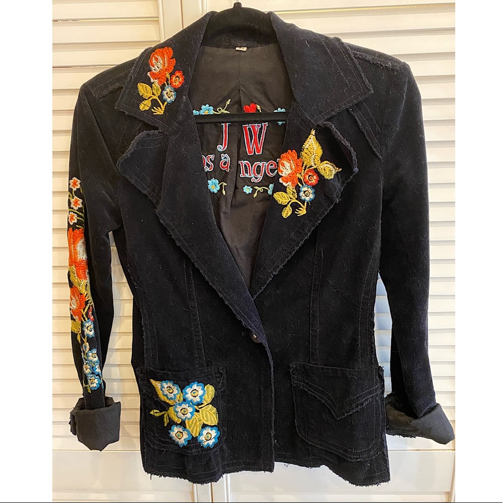 Johnny Was Fine Wale Cord Jacket